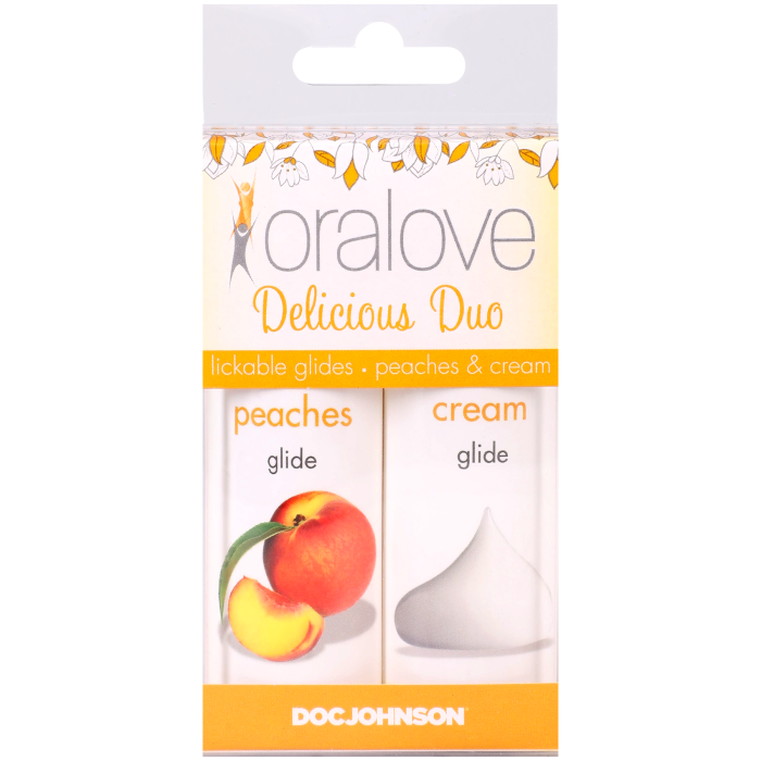 Oralove - Delicious Duo - Peaches & Cream - 2 Pack