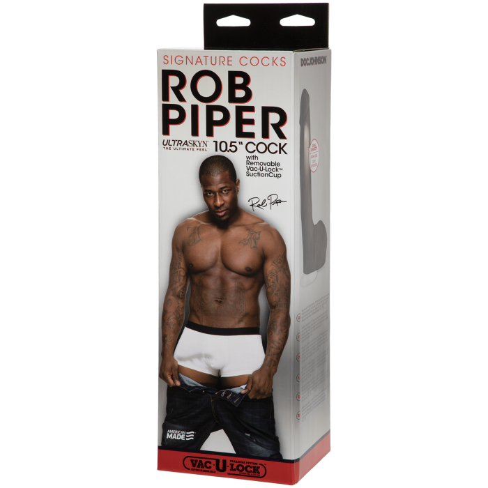 Signature Cocks - Rob Piper - 10.5 ULTRASKYN Inch Cock with Removable Vac-U-Lock Suction Cup
