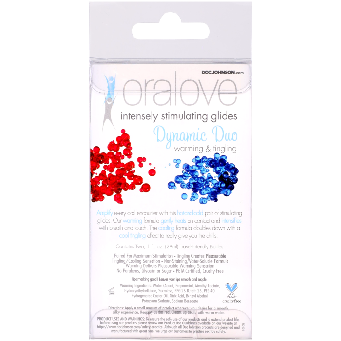 Oralove - Dynamic Duo - Warming & Tingling - 2 Pack