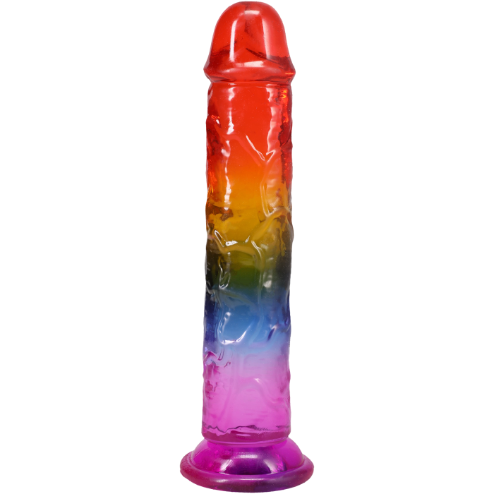 Crystal Jellies - 8.5 Inch Dong - Rainbow