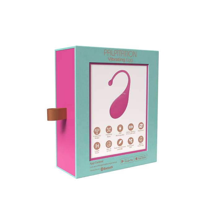 Adrien Lastic - Palpitation - App Control Vibrating Egg Stimulator