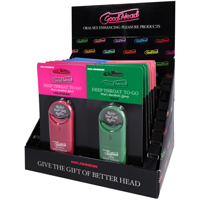 GoodHead - Deep Throat Spray To-Go - Display 1