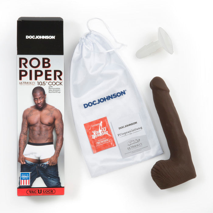 Signature Cocks - Rob Piper - 10.5 ULTRASKYN Inch Cock with Removable Vac-U-Lock Suction Cup