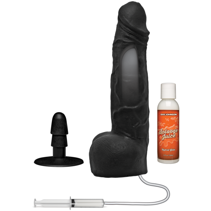Merci - Squirting Cumplay Cock 10" - With Removable Vac-U-Lock Suction Cup - ULTRASKYN