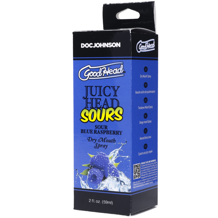 GoodHead - Juicy Head - Dry Mouth Spray - Sour Blue Raspberry - 2 fl. oz.