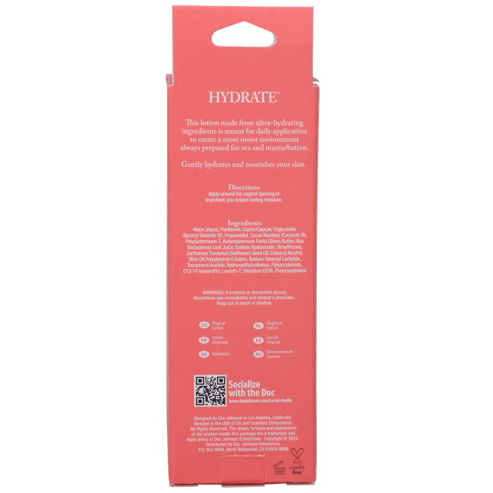 Intimate Enhancements - Hydrate - Daily Vaginal Lotion - 2 oz.