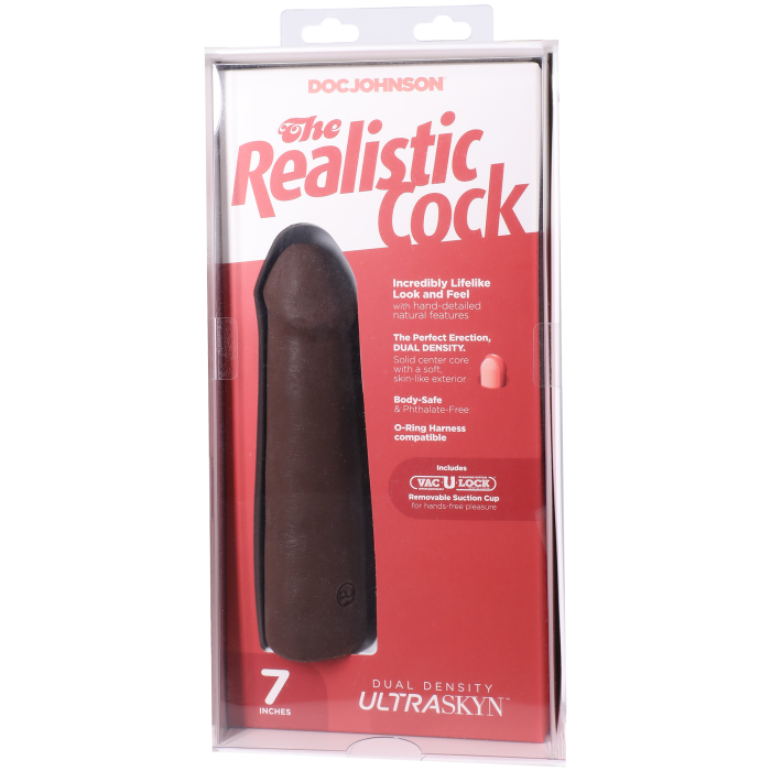 The Realistic Cock - With Removable Vac-U-Lock Suction Cup - ULTRASKYN - 7 Inch