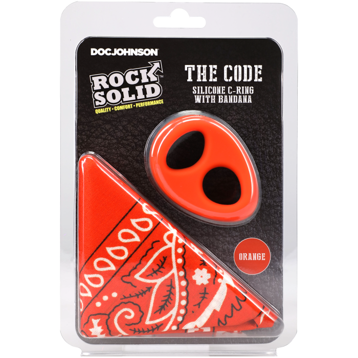 ROCK SOLID - The Code - Silicone C-Ring with Bandana