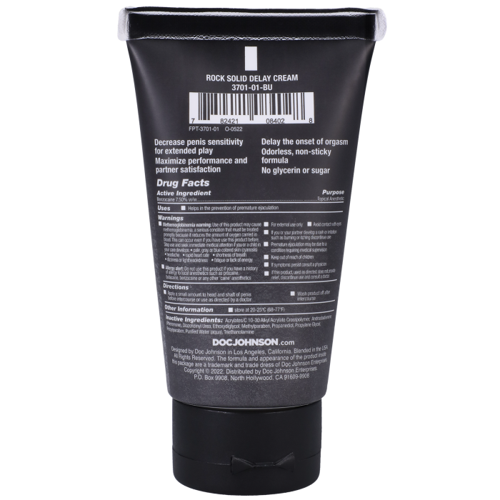 ROCK SOLID - Delay Cream - 2 oz.