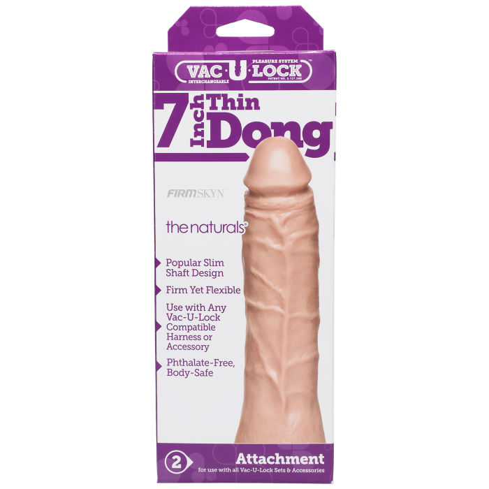 Vac-U-Lock - 7 Inch Thin Dong - The Naturals®