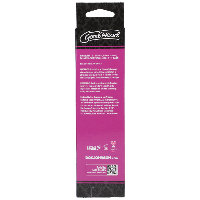 GoodHead - Warming Oral Delight Gel - Cotton Candy - 4 fl. oz.