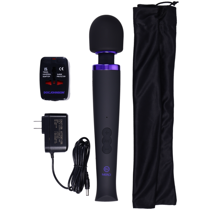 Merci - Rechargeable Power Wand - Ultra-Powerful Silicone Wand Massager