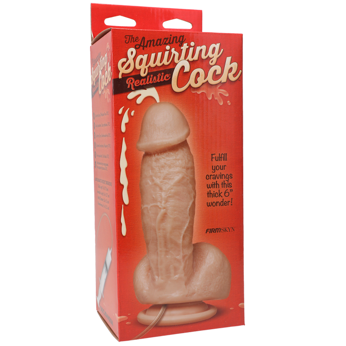 The Amazing Squirting Realistic Cock