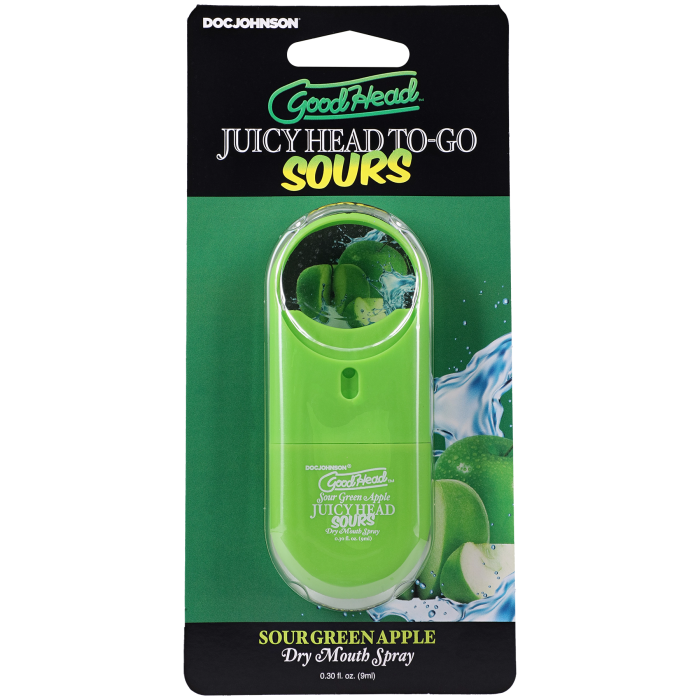GoodHead - Juicy Head Dry Mouth Spray To-Go - Sour Green Apple - .30 fl. oz.