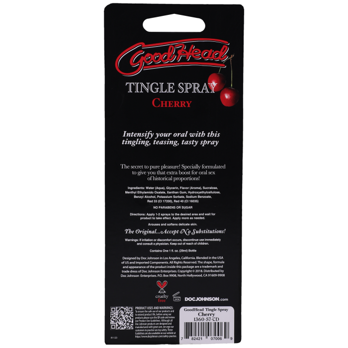 GoodHead - Tingle Spray - Sweet Cherry - 1 fl. oz.