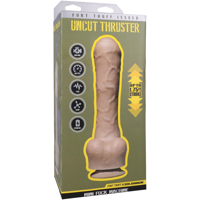 Fort Troff - Uncut Thruster - Mini Fuck Machine - Rechargeable Silicone with Remote
