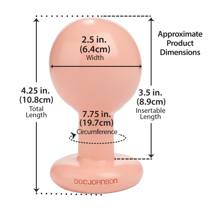 The Classic Round Butt Plug - Medium