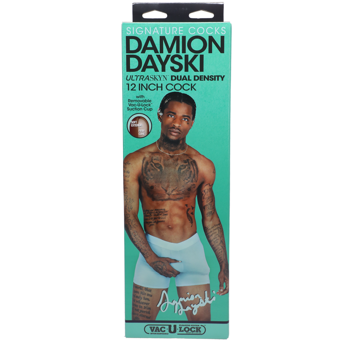 Signature Cocks - Damion Dayski - 12 Inch ULTRASKYN Cock with Removable Vac-U-Lock Suction Cup