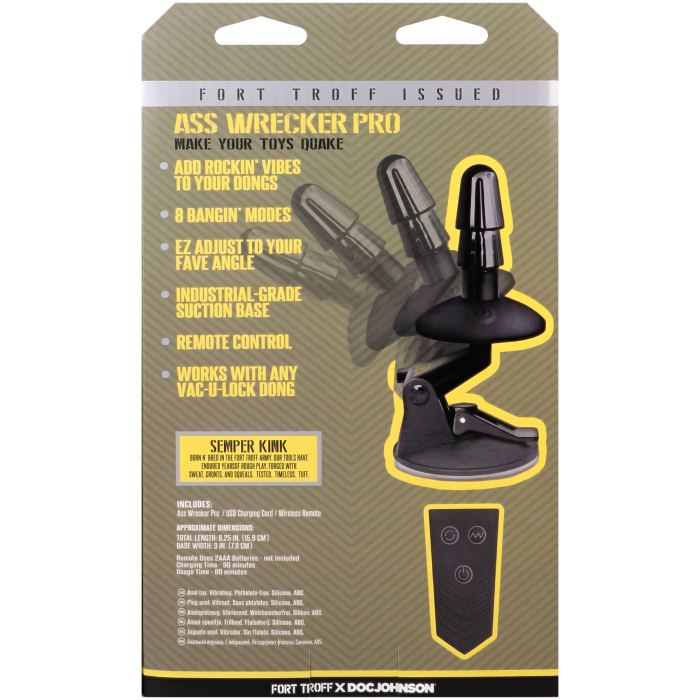 Fort Troff - Vac-U-Lock - Ass Wrecker Pro with Wireless Remote