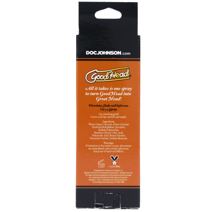 GoodHead - Juicy Head - Dry Mouth Spray - Sour Peach - 2 fl. oz.