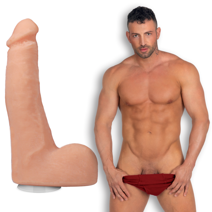 Signature Cocks - Maximo Garcia - 8.5 Inch ULTRASKYN Cock with Removable Vac-U-Lock Suction Cup