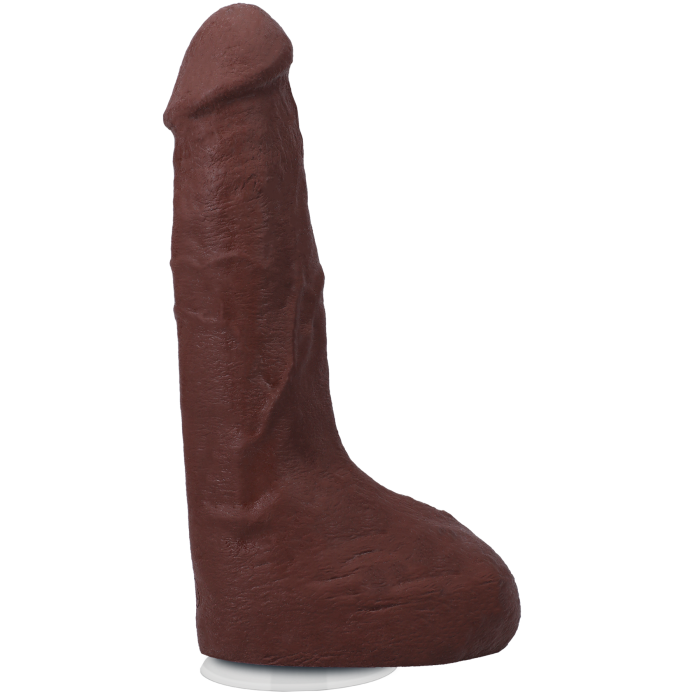 The Realistic Cock - Squirting Cock - With Removable Vac-U-Lock Suction Cup - ULTRASKYN - 9.5 Inch (with balls)