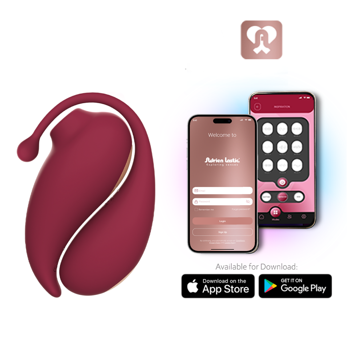 Adrien Lastic - Inspiration - App Controlled Clitoral Suction Stimulator + Vibrating Egg