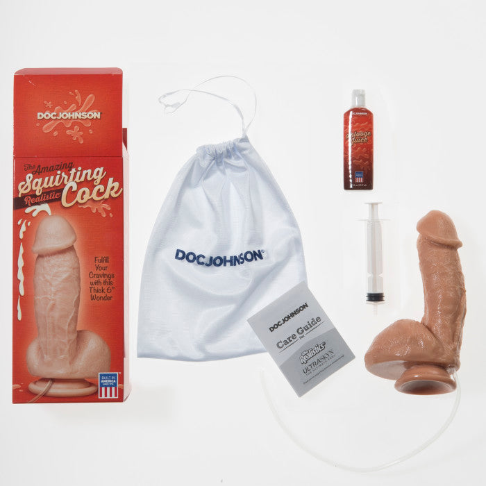 The Amazing Squirting Realistic Cock