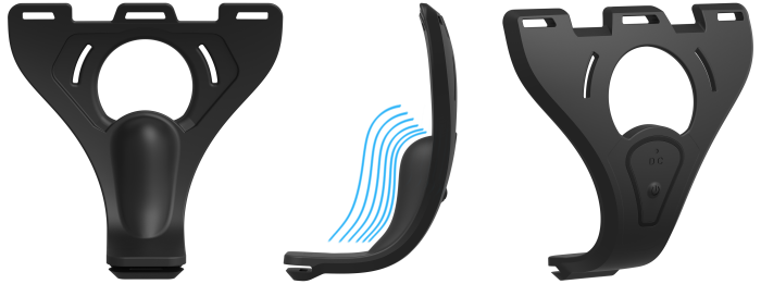 Body Extensions - BE Naughty 4-Piece Set - Rechargeable Vibrating Silicone Harness with 7" Bulbed / 7.5" Slim / 8" Large Dong