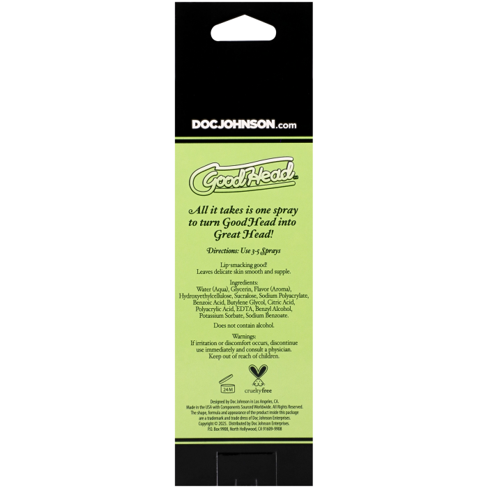 GoodHead - Juicy Head - Cocktails - Dry Mouth Spray - Mojito - 2 fl. oz.