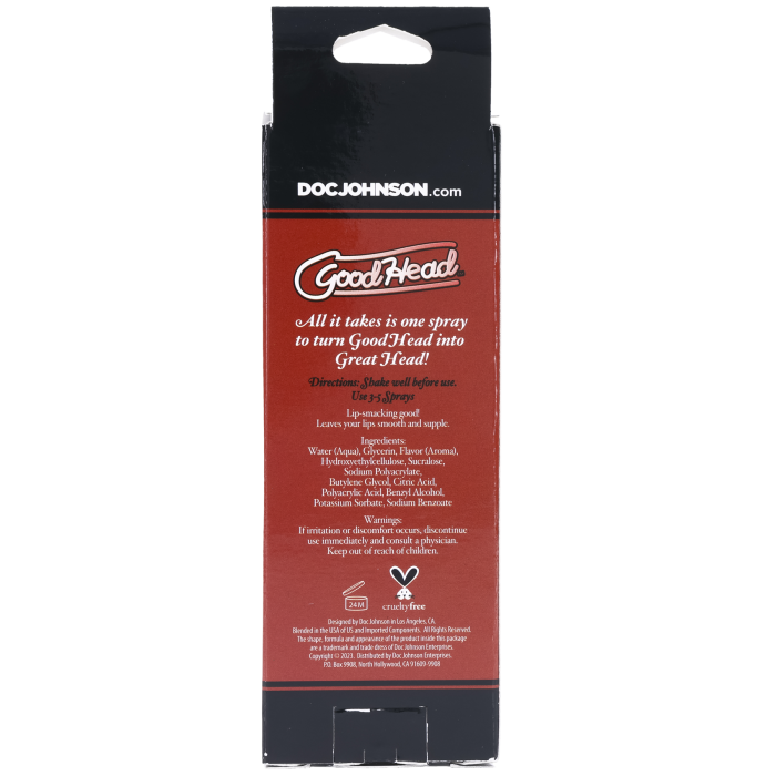 GoodHead - Juicy Head - Dry Mouth Spray - Sour Cherry - 2 fl. oz.
