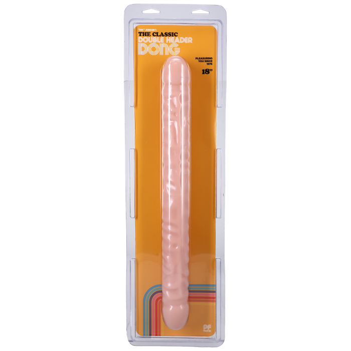 The Classic Double Header Dong - 18 Inch - Veined