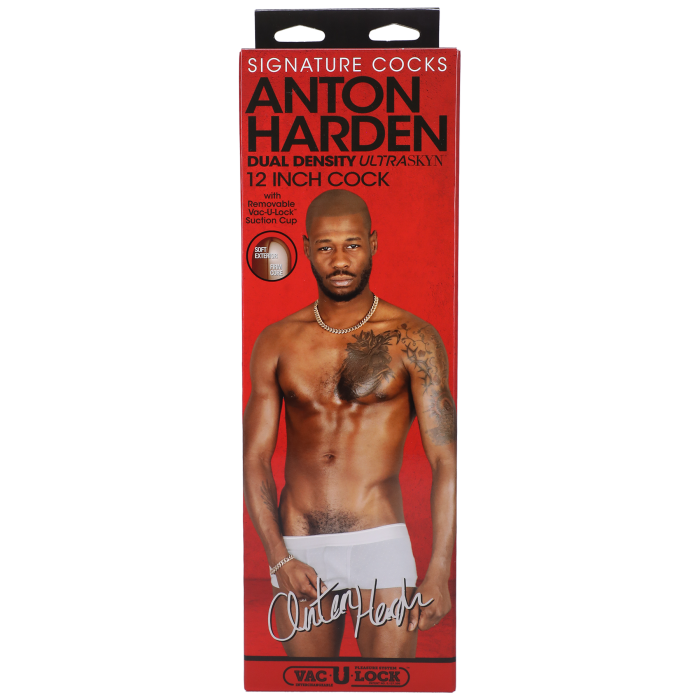 Signature Cocks - Anton Harden - 12 Inch ULTRASKYN Cock with Removable Vac-U-Lock Suction Cup