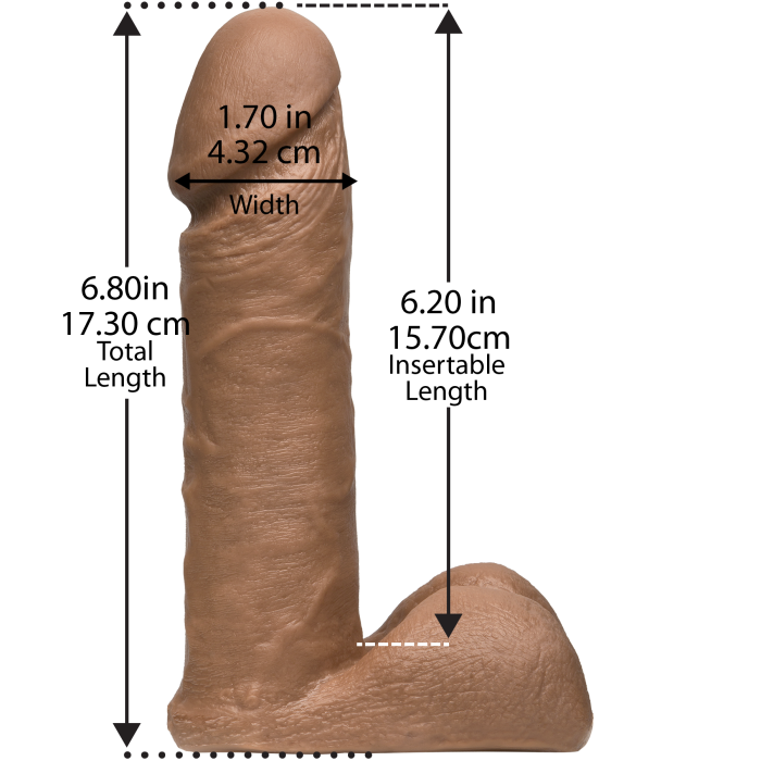 Vac-U-Lock - 6 Inch ULTRASKYN Cock