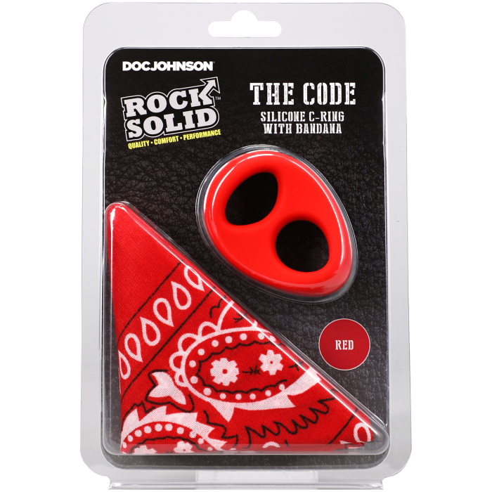 ROCK SOLID - The Code - Silicone C-Ring with Bandana