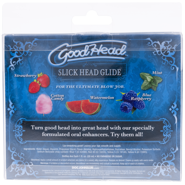 GoodHead - Slick Head Glide - 5 Pack - 1 fl. oz.