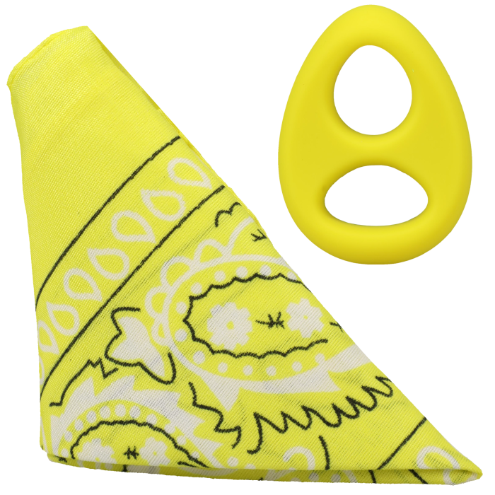 ROCK SOLID - The Code - Silicone C-Ring with Bandana