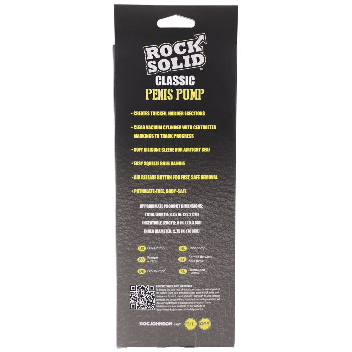 ROCK SOLID - Classic Penis Pump