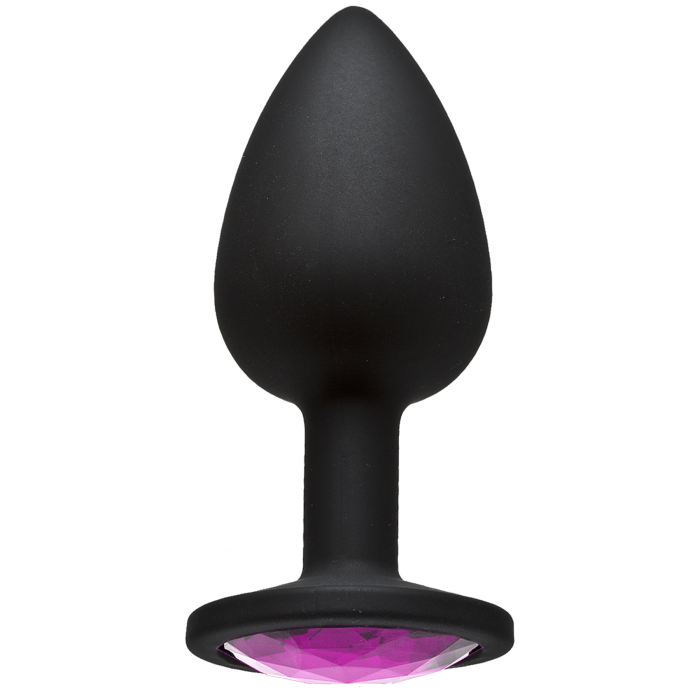 Booty Bling - Jeweled Wearable Silicone Plug - Small