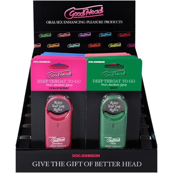 GoodHead - Deep Throat Spray To-Go - Display 1