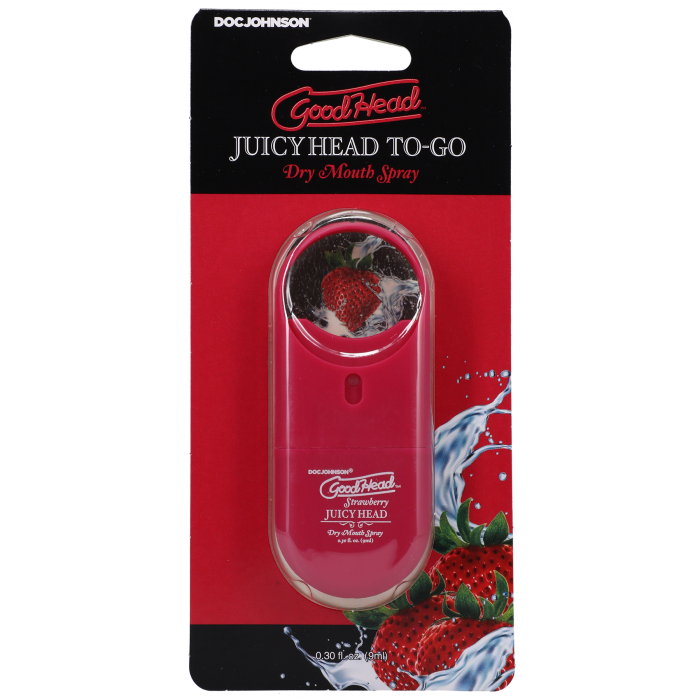 GoodHead - Juicy Head - Dry Mouth Spray To-Go - Strawberry - .30 fl. oz.