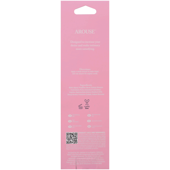 Intimate Enhancements - Arouse - Stimulating Gel with L-Arginine - 2 fl. oz.