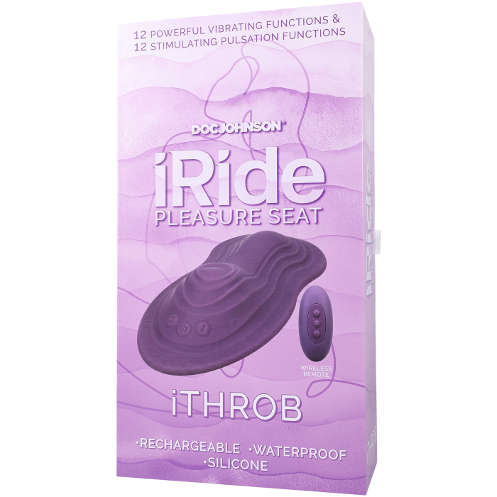iRide Pleasure Seat - iThrob - Rechargeable with Wireless Remote