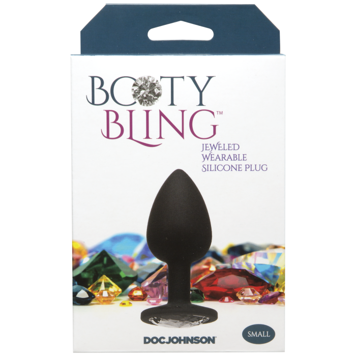 Booty Bling - Jeweled Wearable Silicone Plug - Small