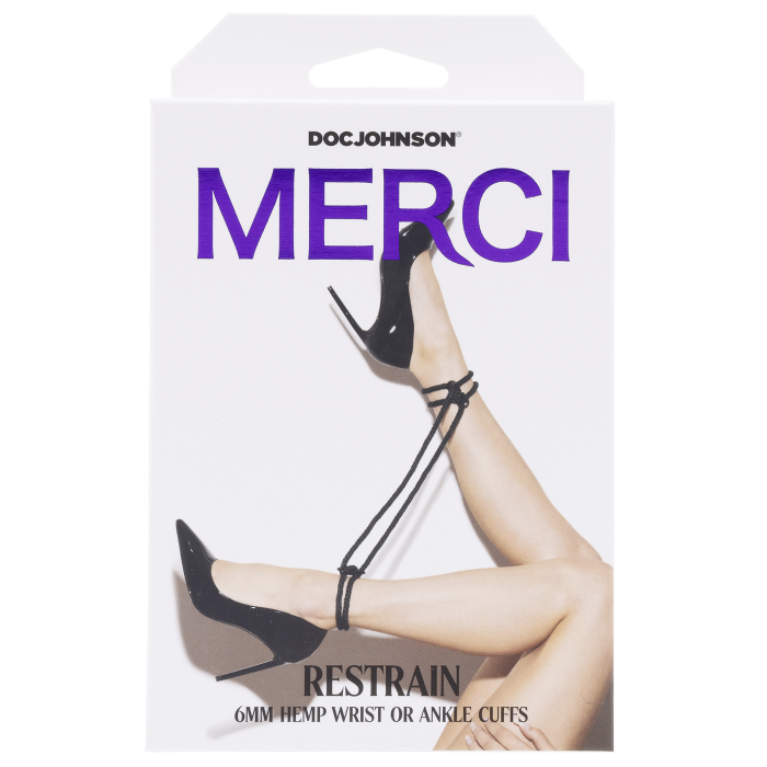 Merci - Restrain - 6mm Hemp Wrist or Ankle Cuffs