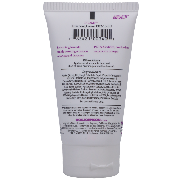 Intimate Enhancements - Plump - Enhancing Cream For Men