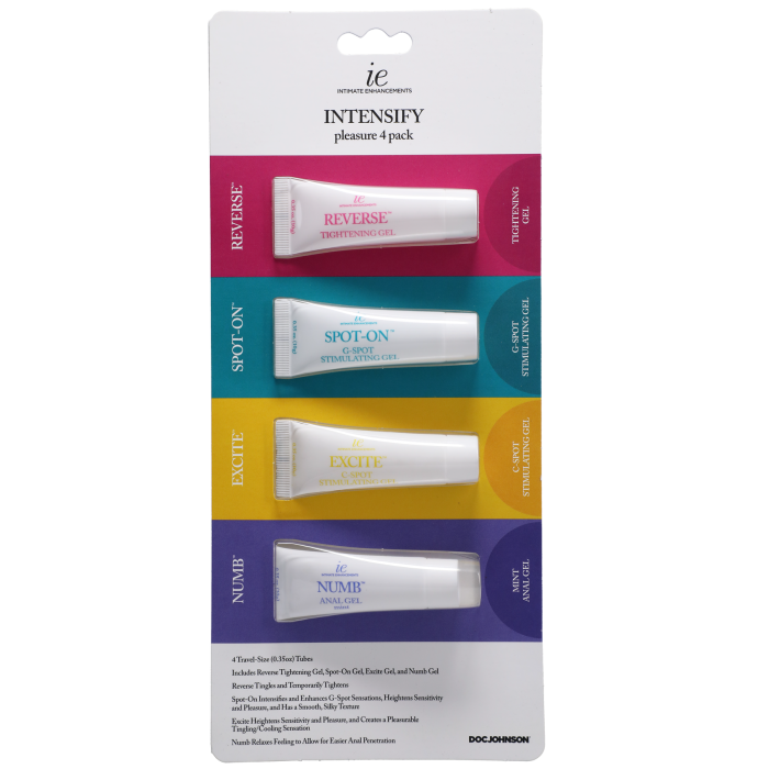 Intimate Enhancements - INTENSIFY Pleasure - 4-Pack