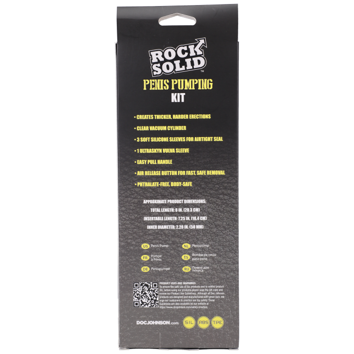 ROCK SOLID - Penis Pumping Kit