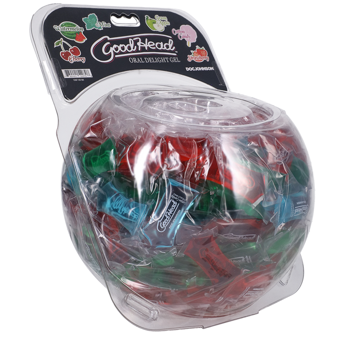 GoodHead - Oral Delight Gel - Pillow Packs - Fish Bowl Display - 216 Assorted Pieces