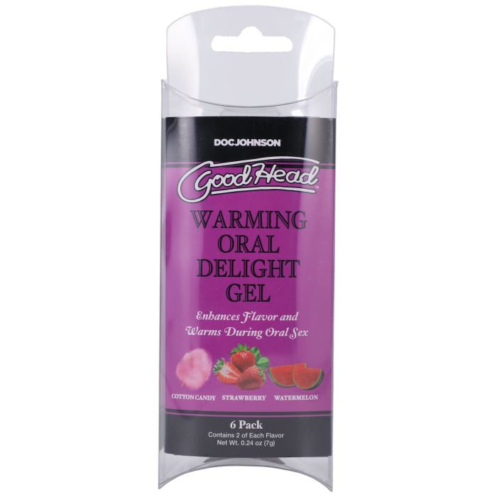 GoodHead - Warming Head Oral Delight Gel - 6 Pack - 0.24 oz.